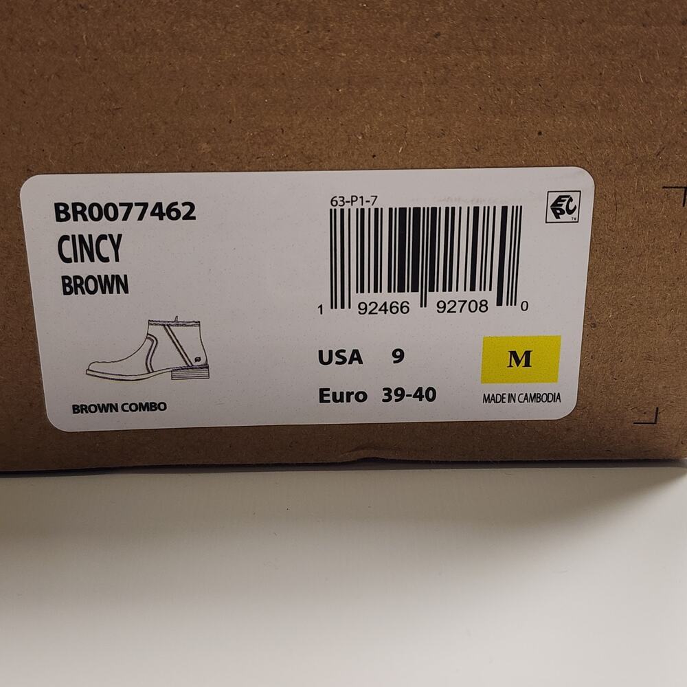 Born Cincy Women's Ankle‎ Boots Size 9M Leather Western Boho Comfort NIB - Picture 11 of 11